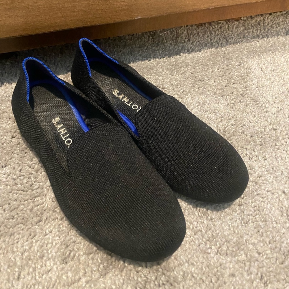 Rothy’s Black Loafers Size 6.5